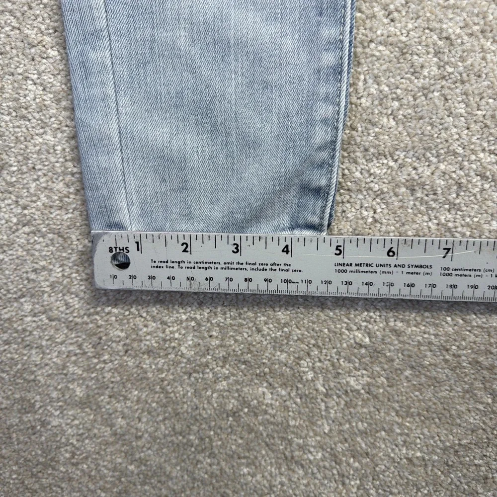Levis Signature Super Skinny Blue Jeans Girls 18 (FITS 28 X 30) Distressed NEW - Picture 8 of 12